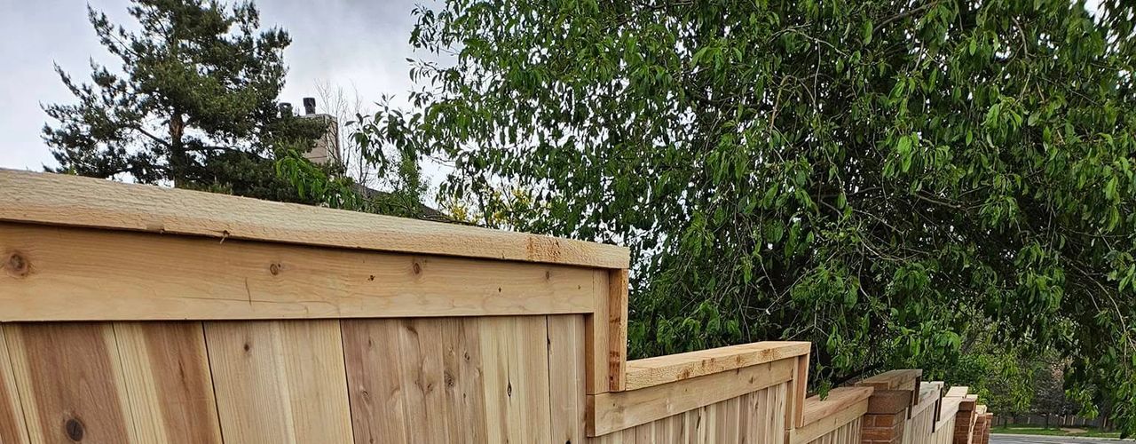 new tiered fence line