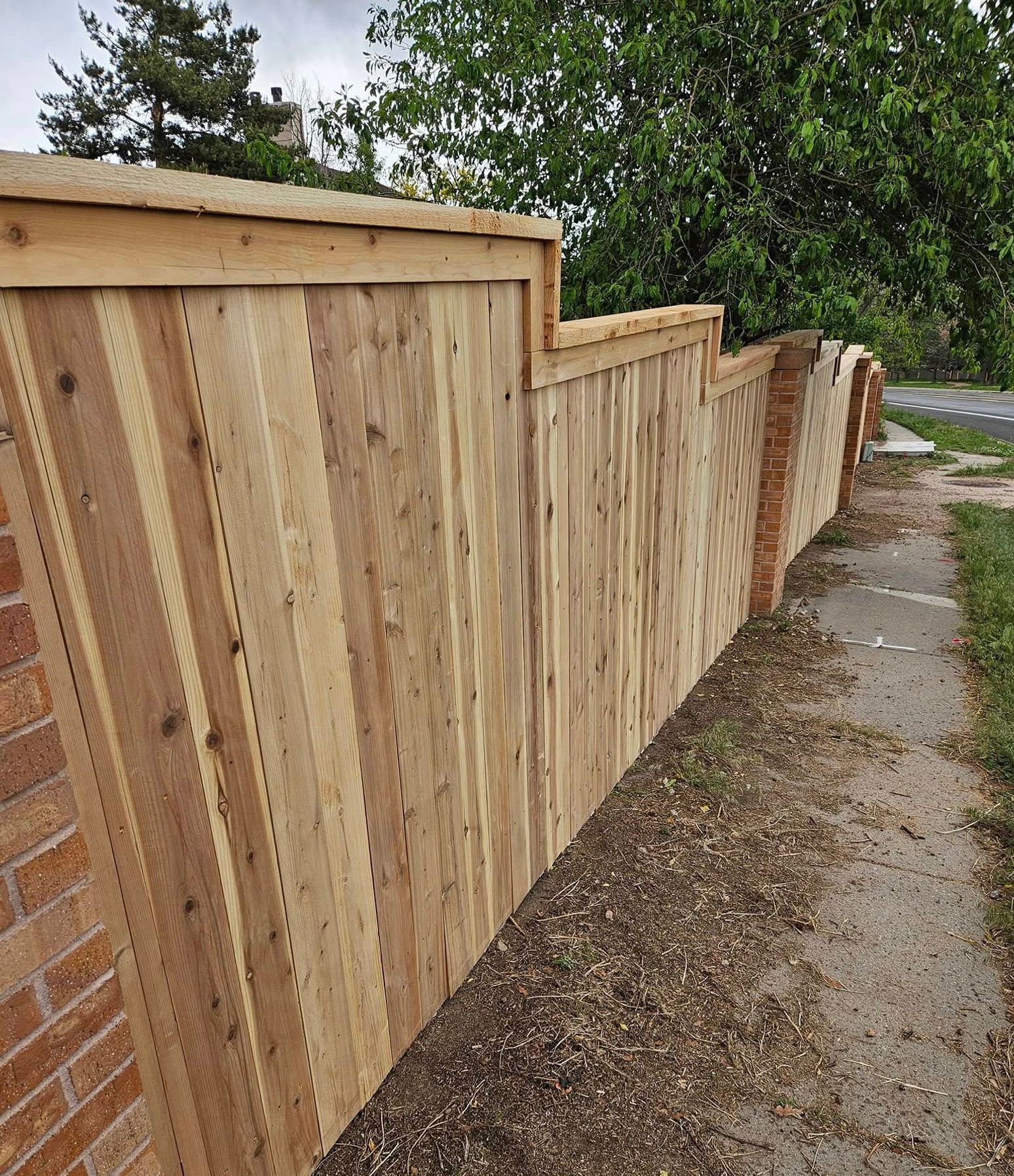 new stepped fencing